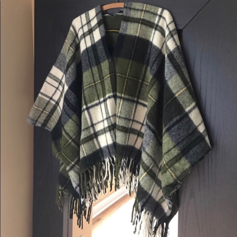 Vintage wool poncho.